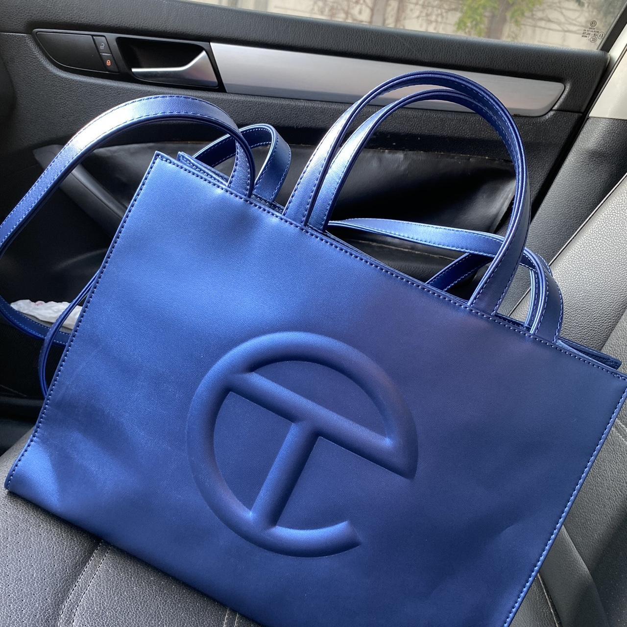 TELFAR Medium Shopping Bag Color Cobalt Depop