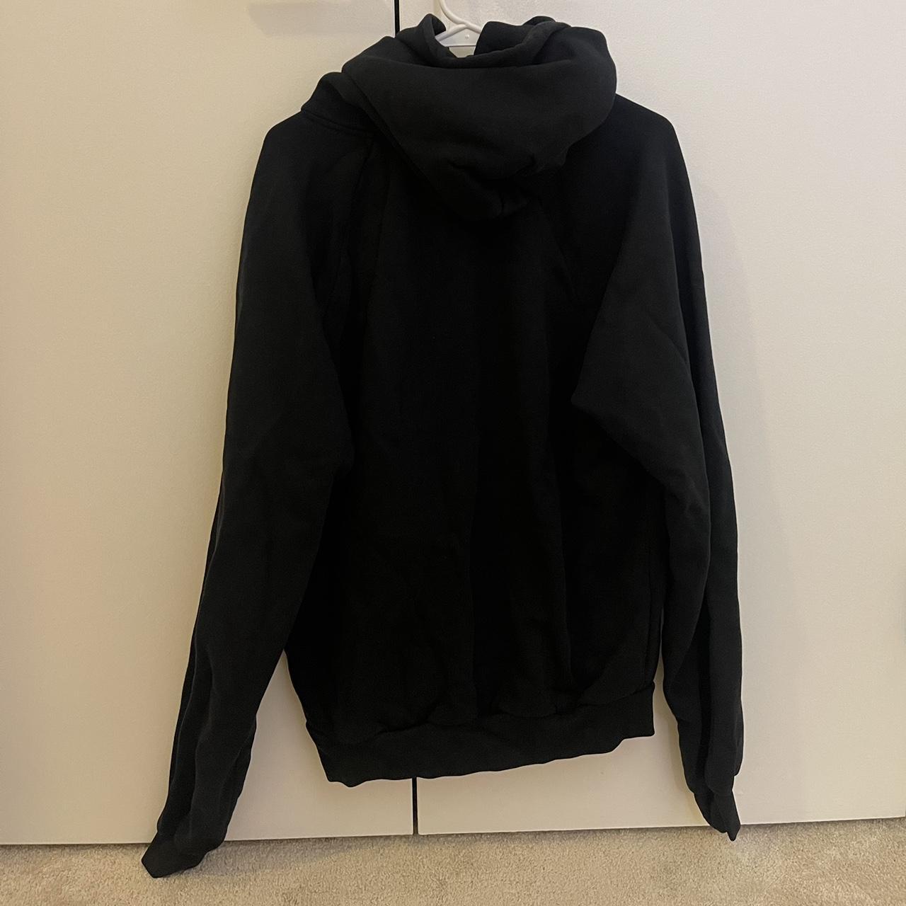 balenciaga hoodie black and red