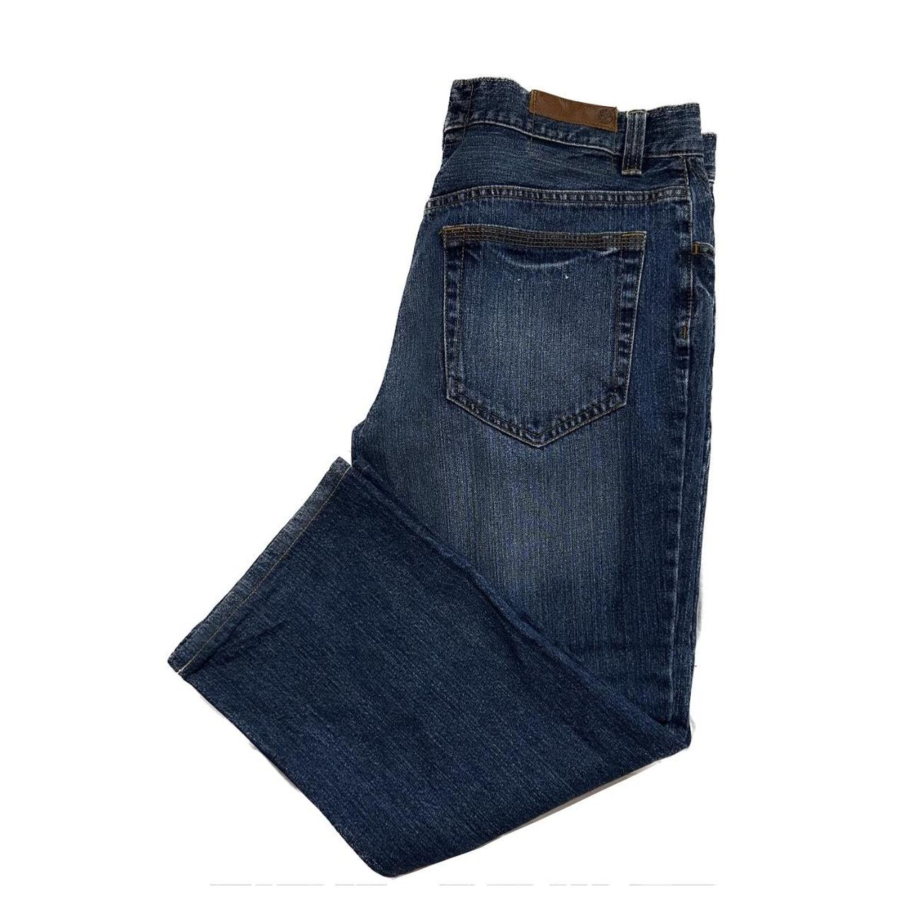 Timberland Denim Jeans Dark Navy Blue Jeans Size... - Depop