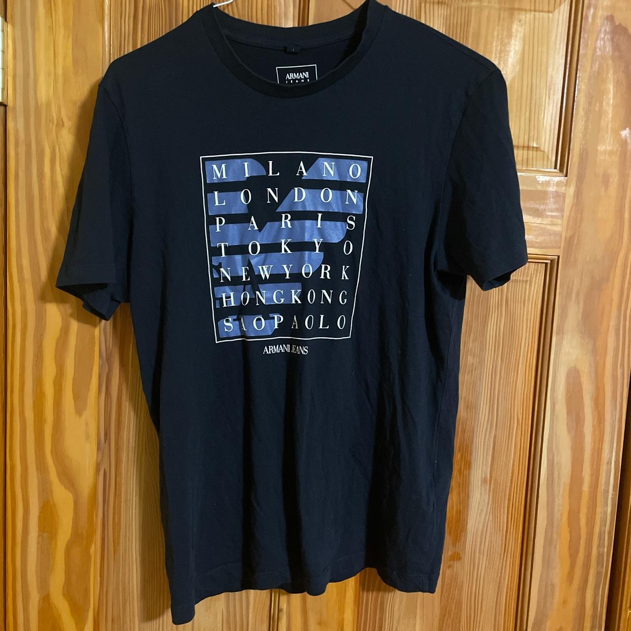 Armani Jeans Men's Navy T-shirt