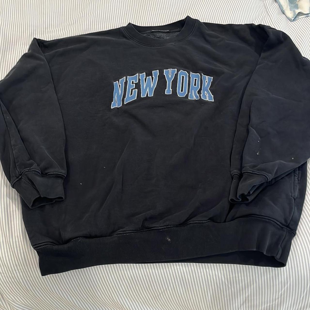 New York Brandy Melville sweatshirt, it has a few... Depop