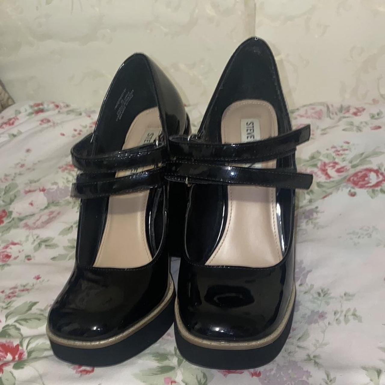 Steve Madden black patent leather Mary Jane | Depop