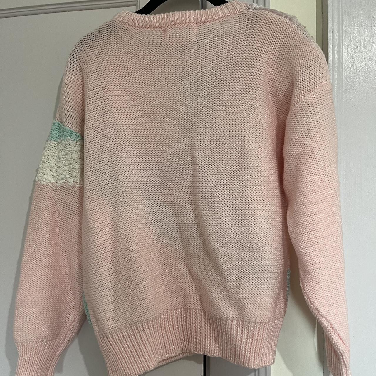 Vintage 80s Jaclyn Smith Detailed Pastel Sweater In Depop