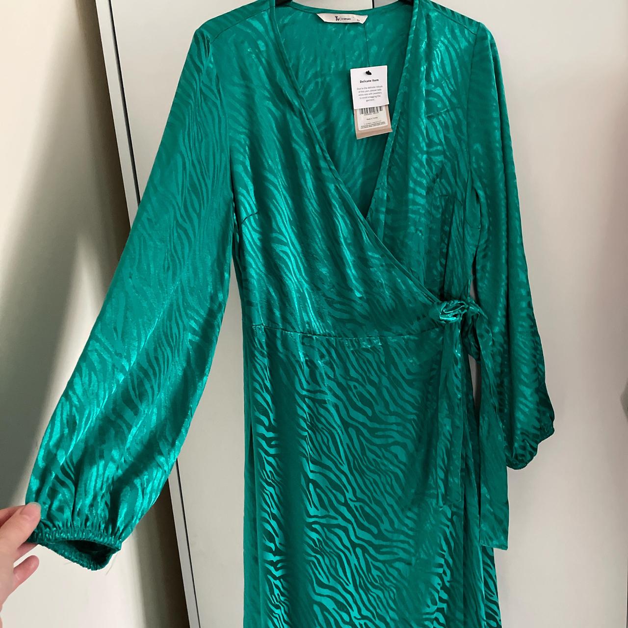 Ladies Beautiful Green Wrap Dress from Tu