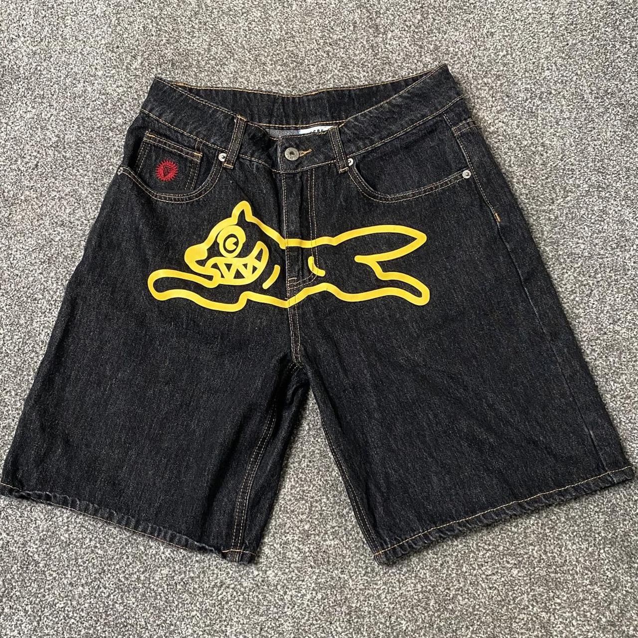 BBC Running dog jorts Minor cracking as shown Size 30 Depop