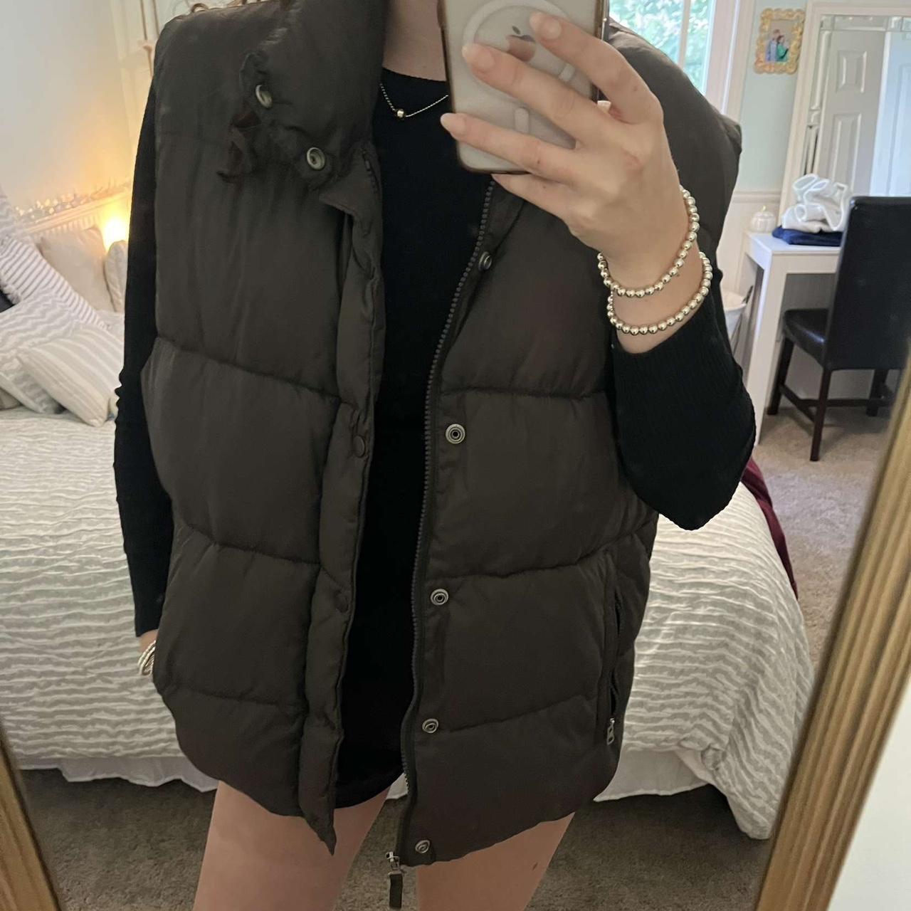 Old Navy Women's Vest - Brown/Khaki - M – Brown p… - image 1