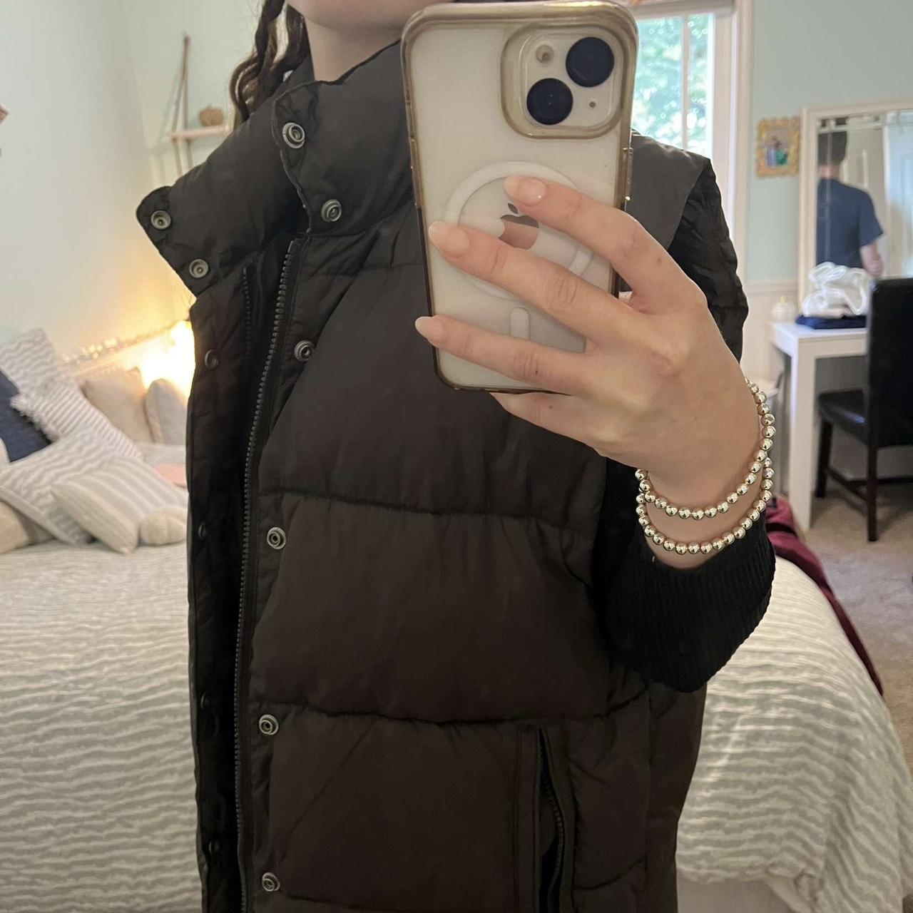 Old Navy Women's Vest - Brown/Khaki - M – Brown p… - image 2