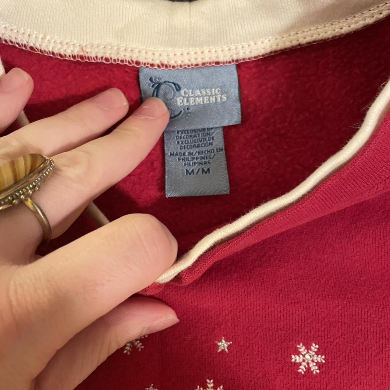 Women's Sweatshirt - Red - M – Classic Elements r… - image 2