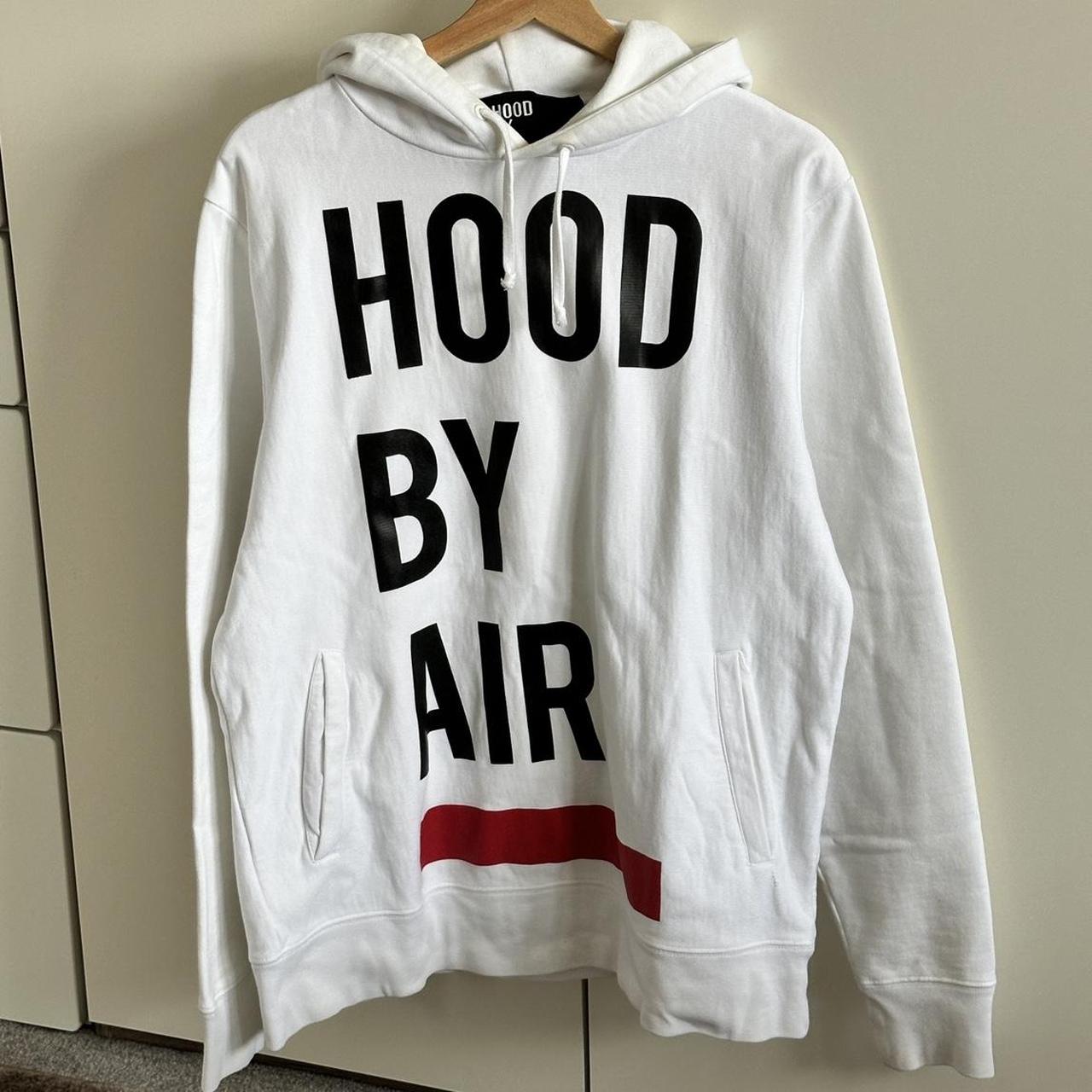 Hood By Air HBA White Hoodie - Size Large (fits M) - | Depop