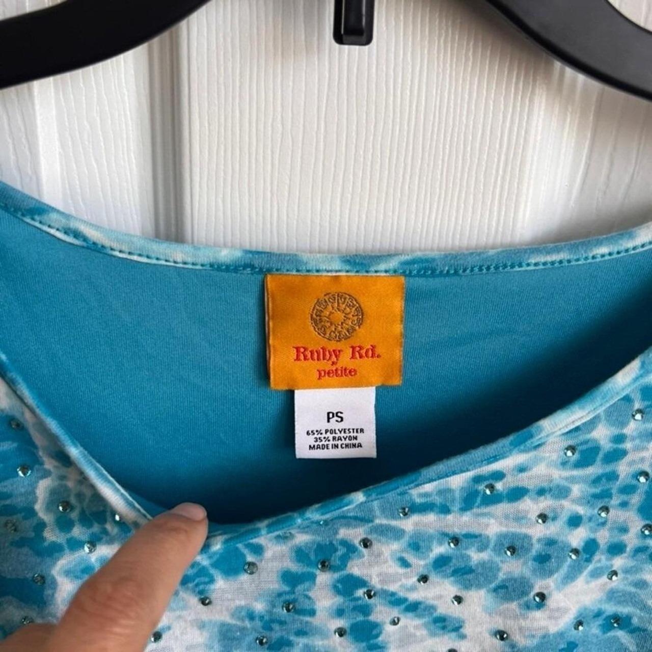 Ruby Rd. Women's Blouse - Blue/White - 4 – Ruby R… - image 2