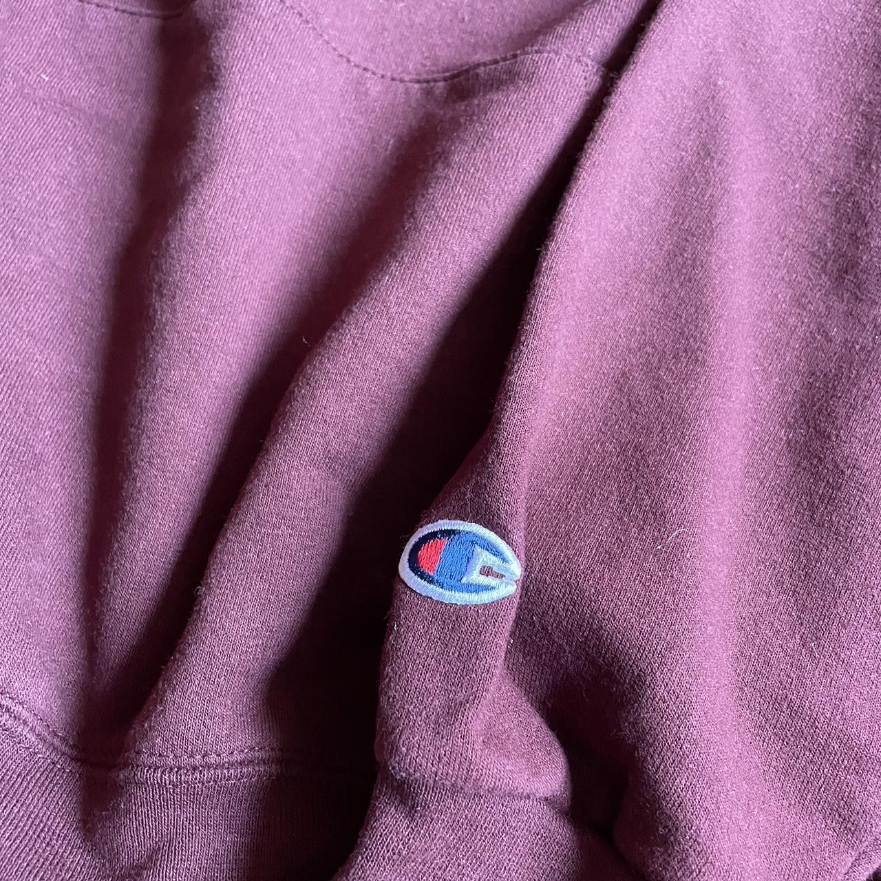 Vintage champion sweater/hoodie from The University... - Depop
