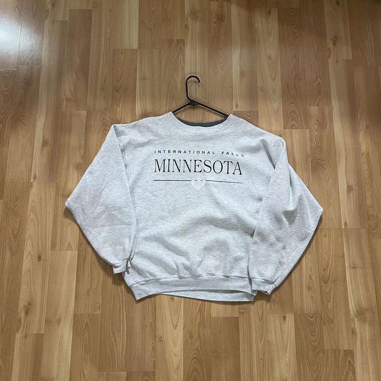 Vintage Minnesota Vikings sweatshirt in yellow. From - Depop