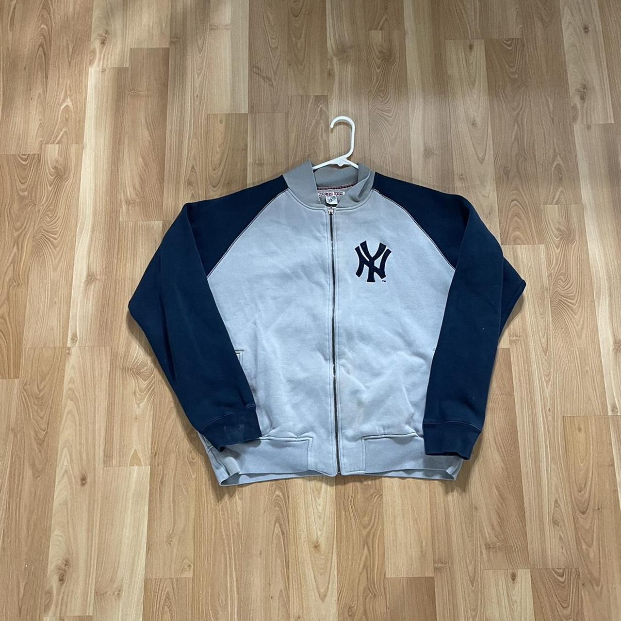 Vintage New York Yankees Sweatshirt! MLB zip up - Depop