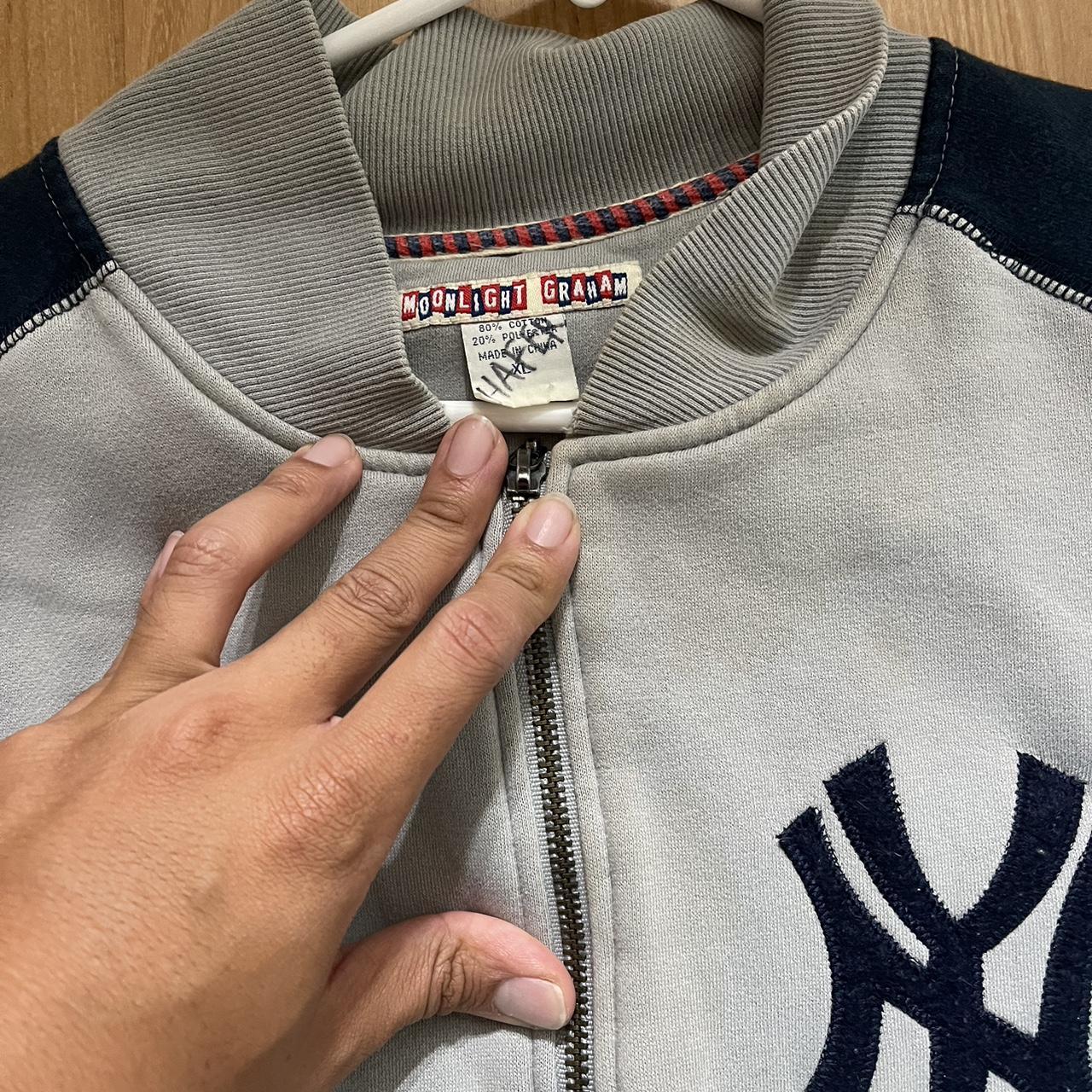 Vintage New York Yankees Sweatshirt! MLB zip up - Depop