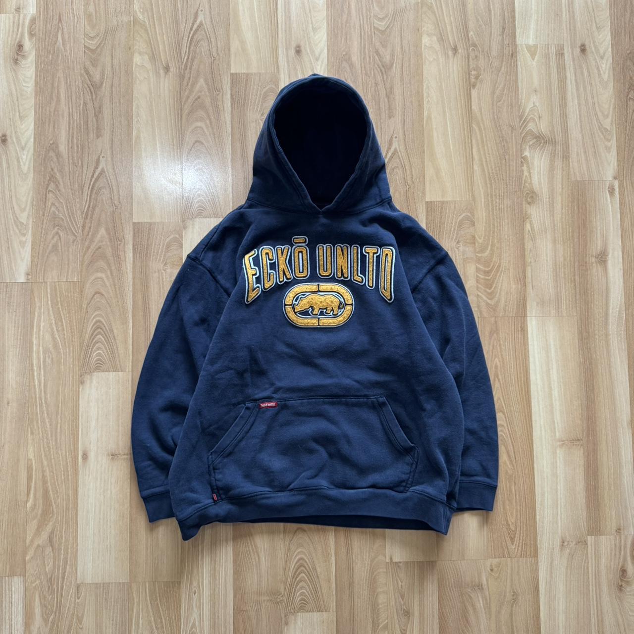 Y2K Ecko unlimited Hoodie Y2K all over print Ecko... - Depop