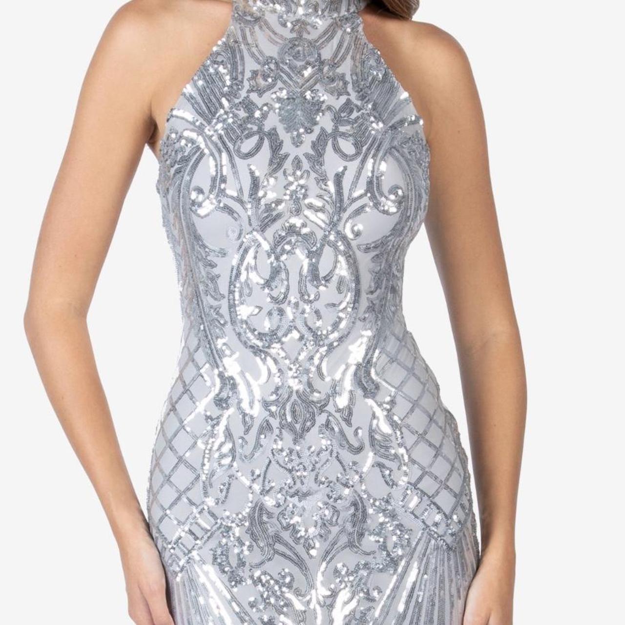 B darlin hotsell silver dress