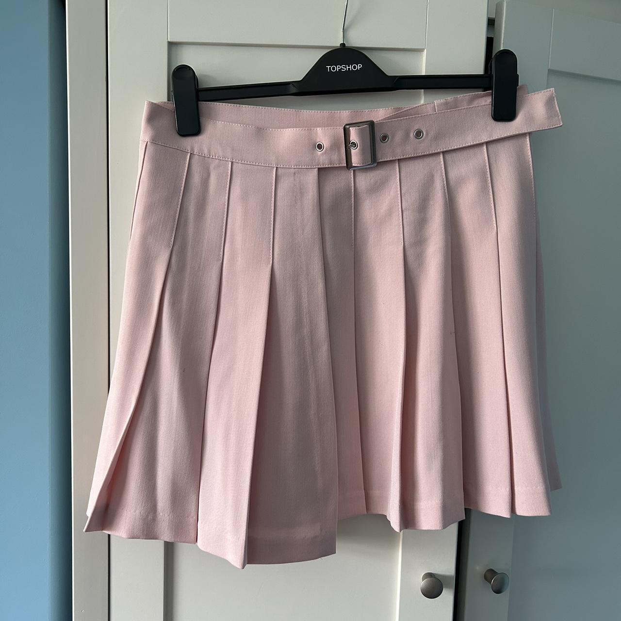 H and shop m pink skirt