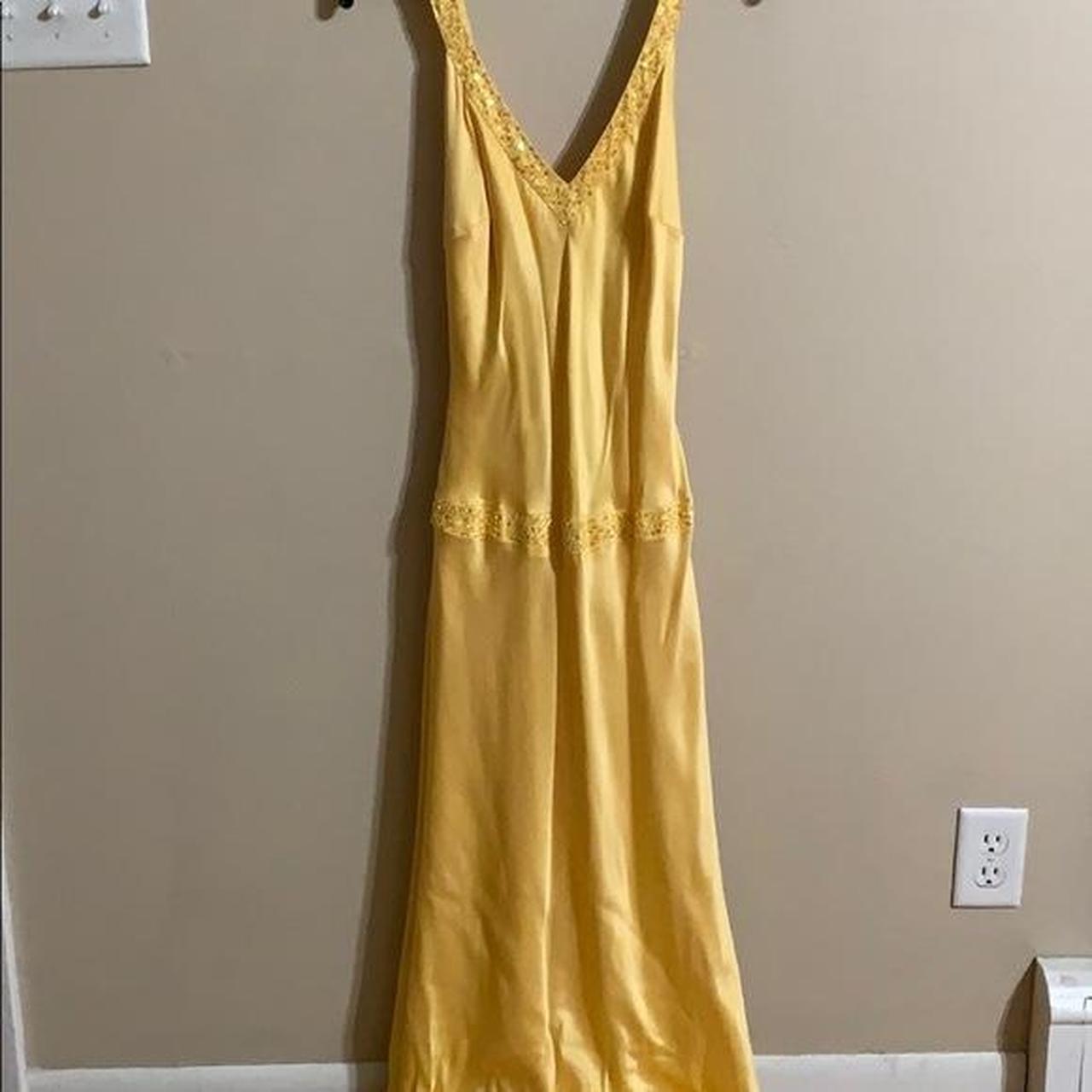 Cache Yellow Silk Dress