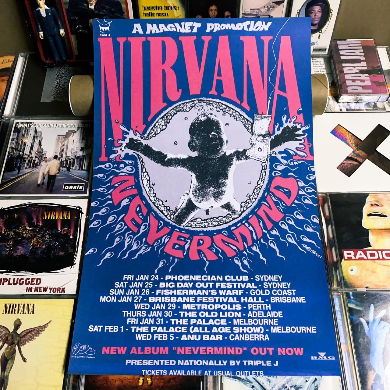 Nirvana Poster 11x17 inches Matte Finish Will be... - Depop