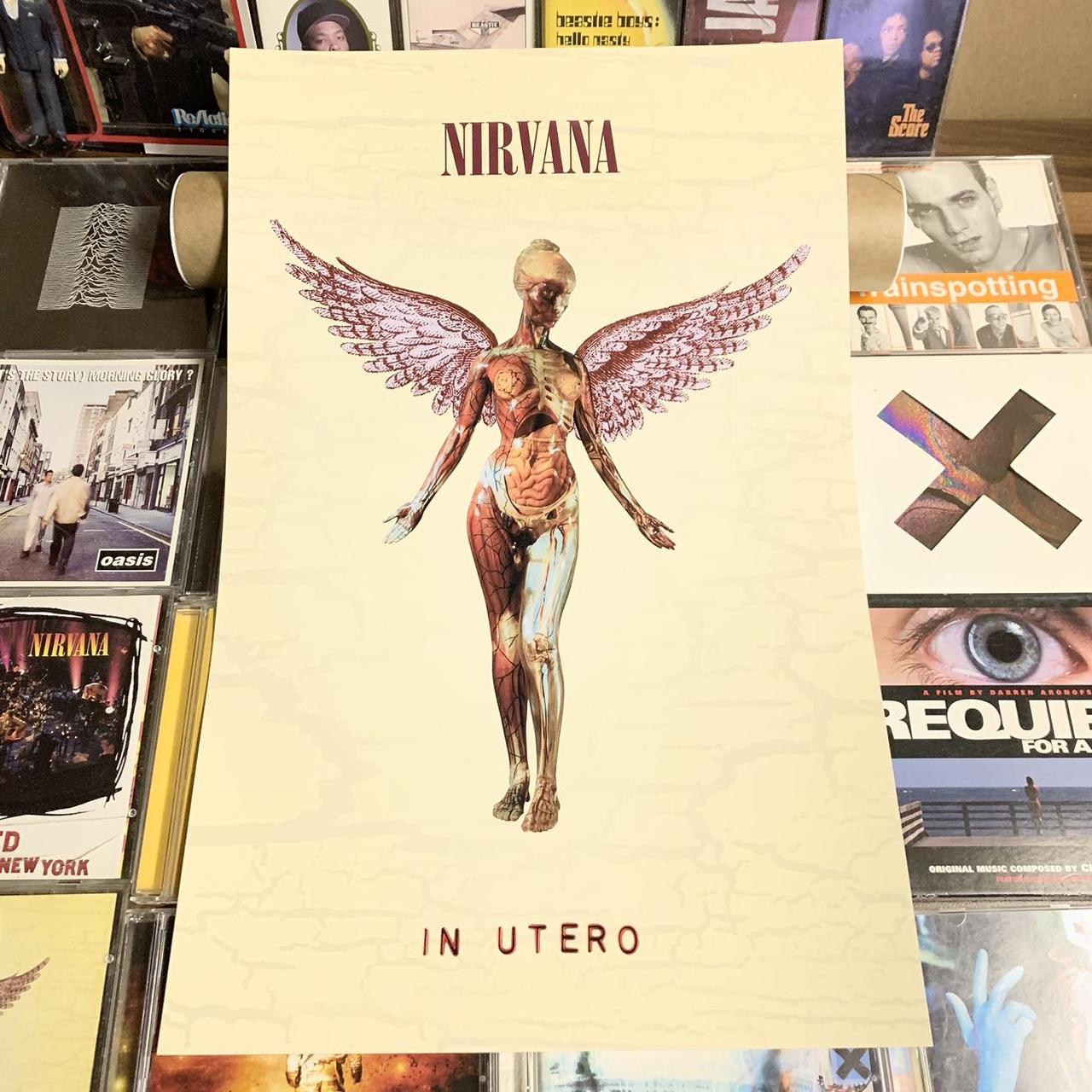 Nirvana ‘In Utero’ Poster 11x17 in Will be shipped... - Depop