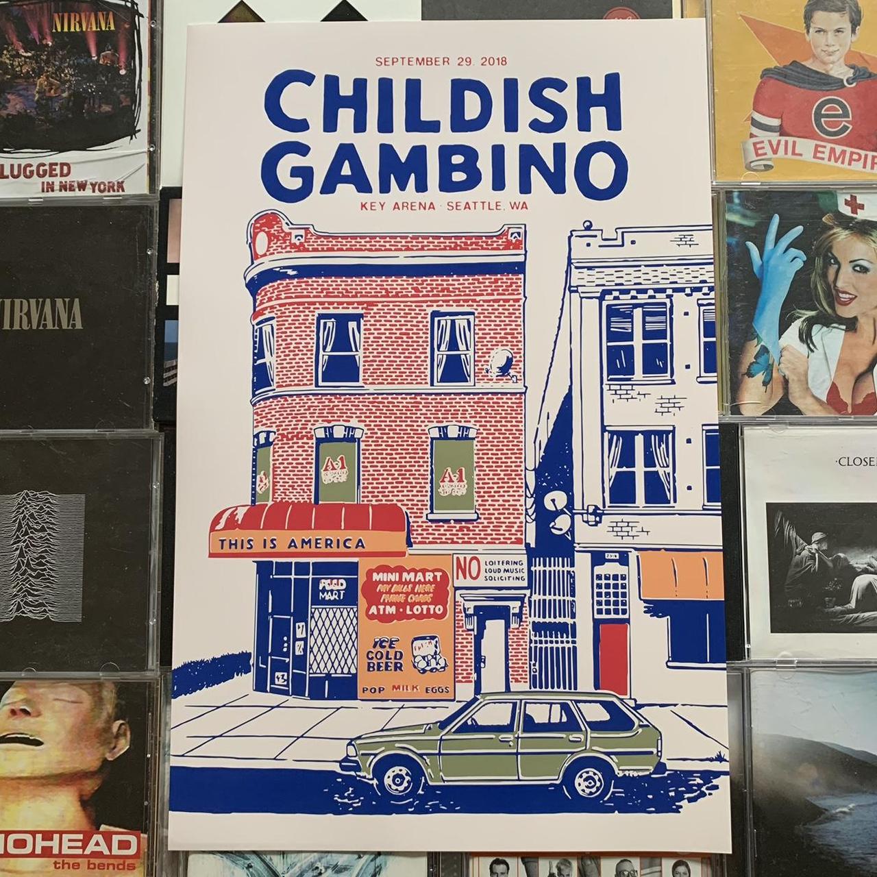 Childish Gambino Tour Poster 11 x 17 in * Will be... - Depop