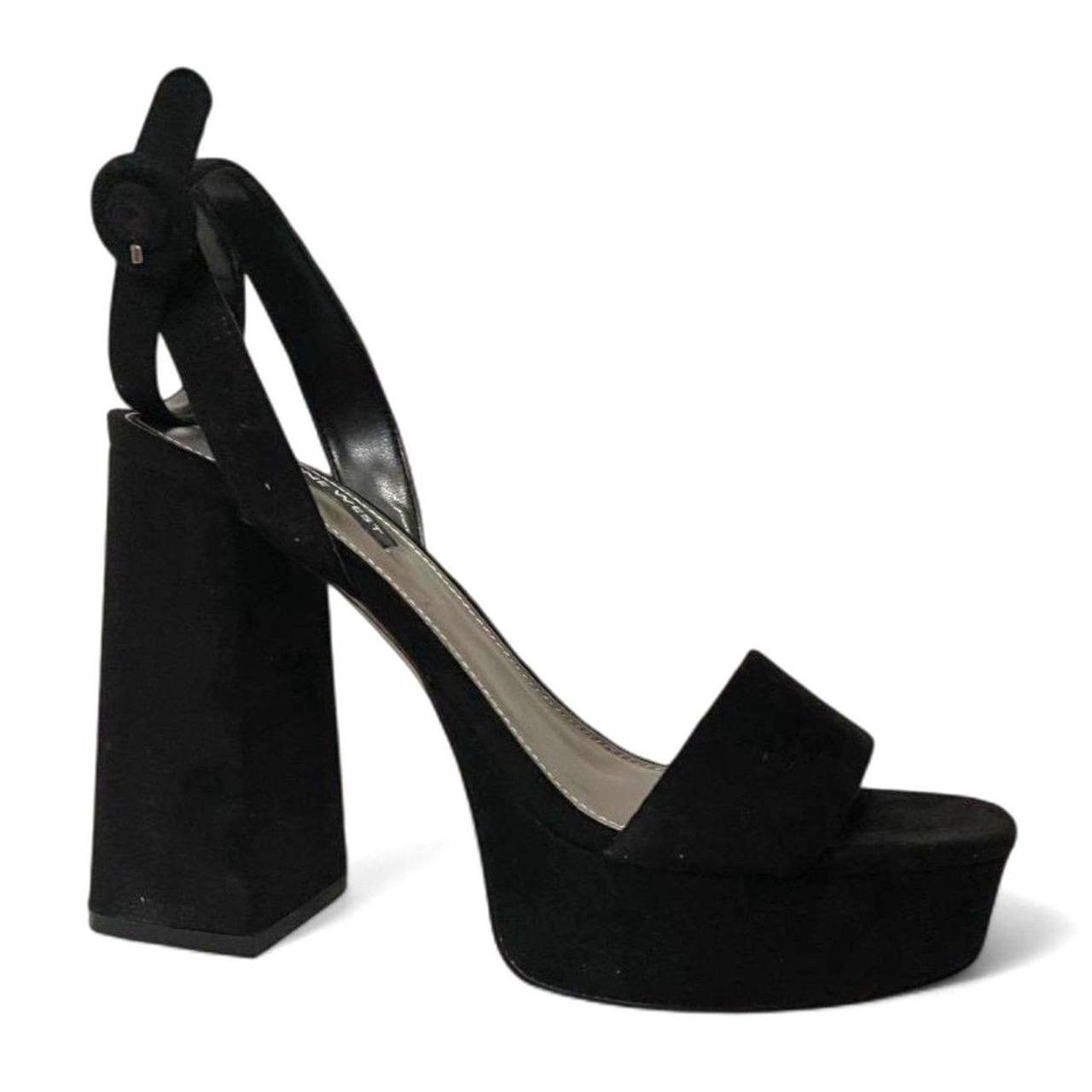 NINE WEST Jans Suede Platform Heels, Size 10M Depop - Main Image