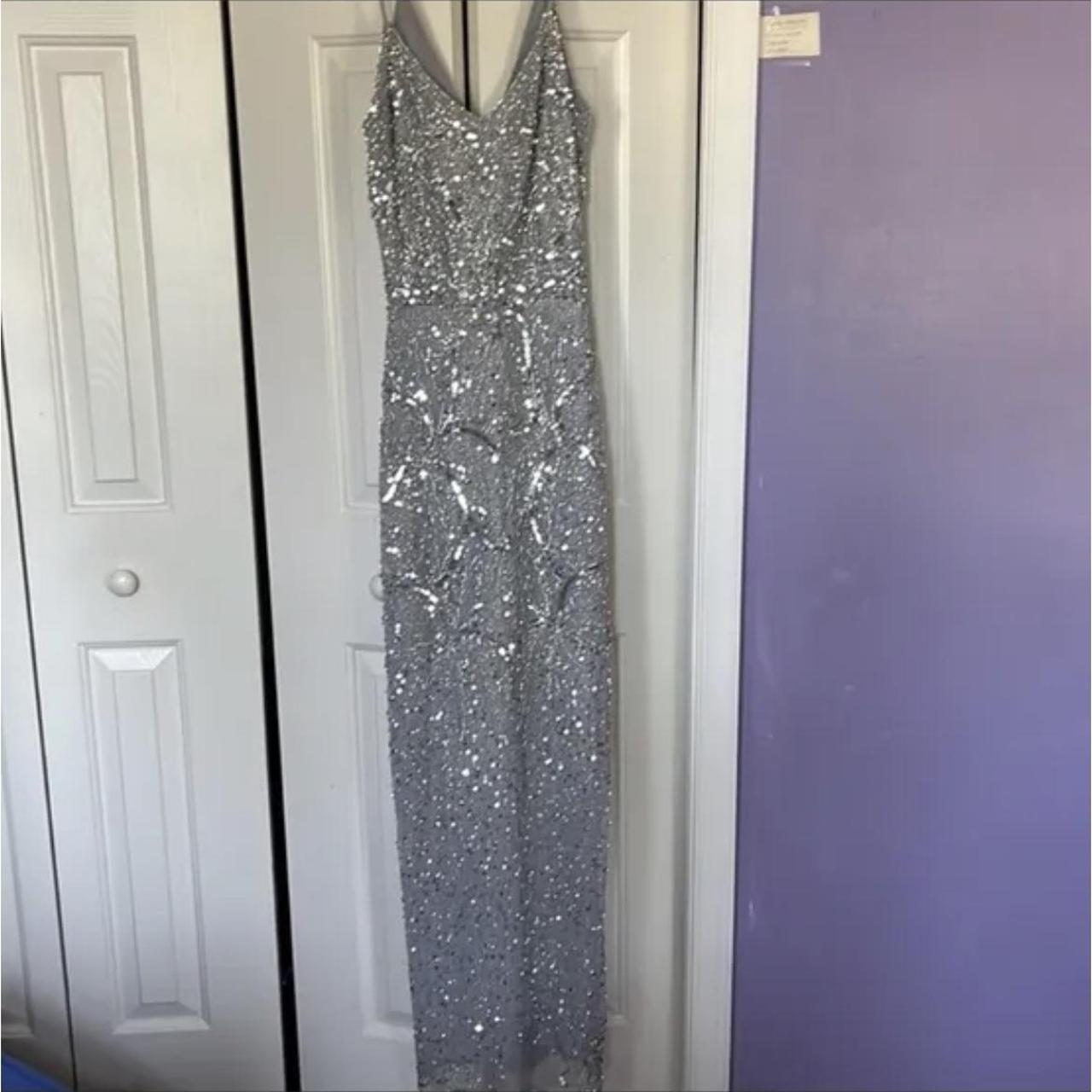 Beauut Women's Grey and Silver Dress (2)