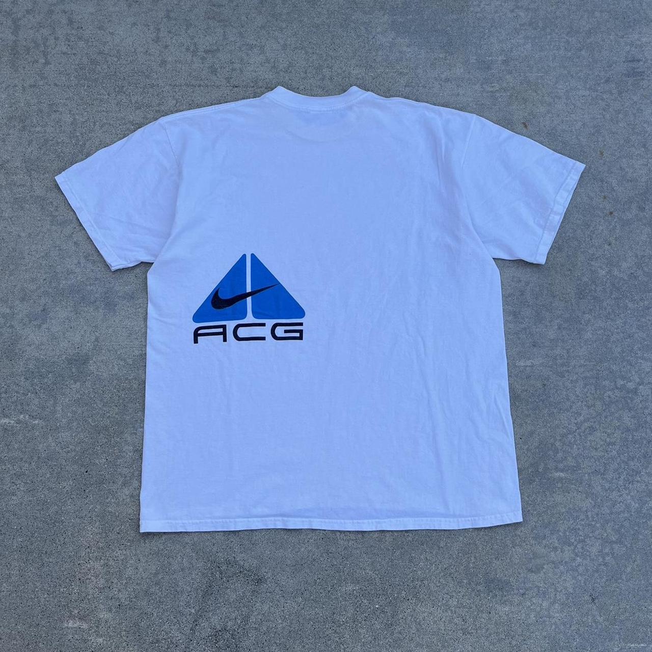 90's vintage nike ACG graphic t-shirt XL rare super - Depop