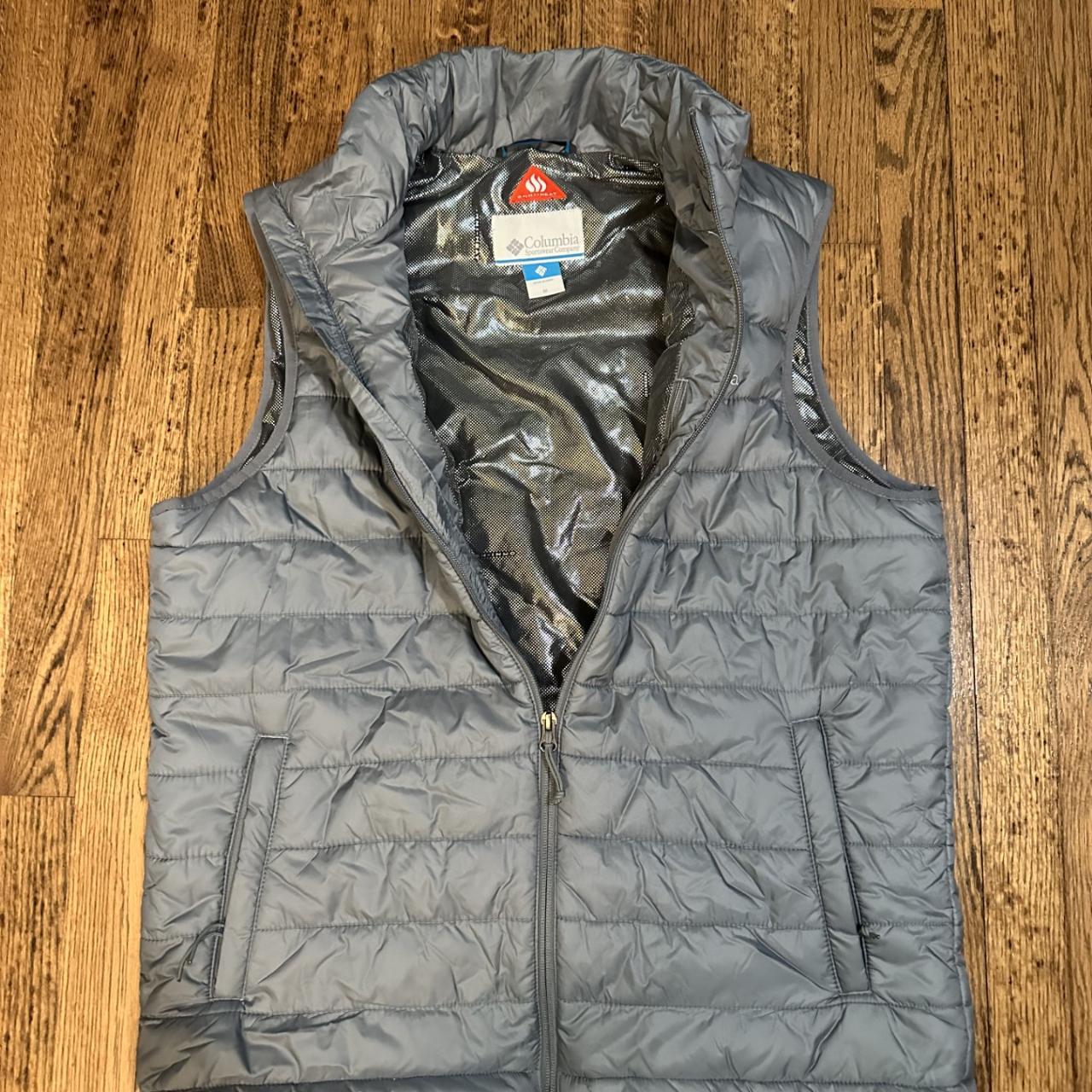 Columbia puffer Vest - Silver colorway - Great... - Depop