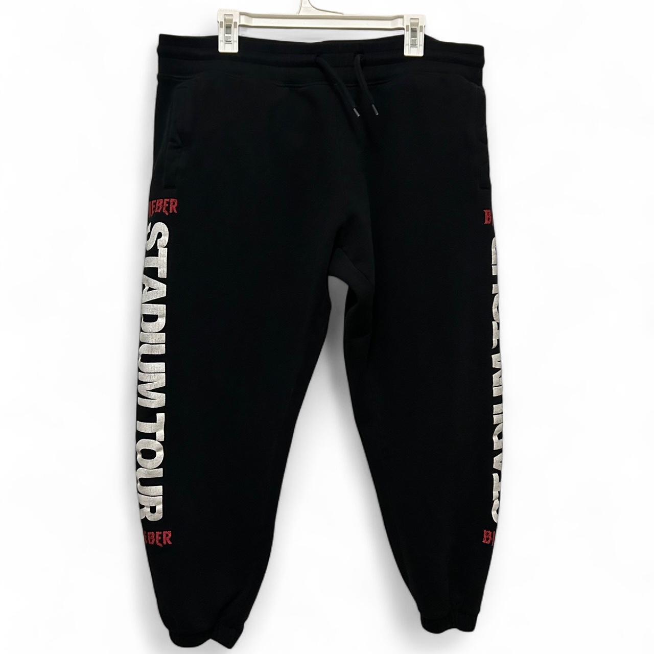 Men's Sweatpants - Black - XL – team justin bieber 2017 stadium tour sweatpants! …
