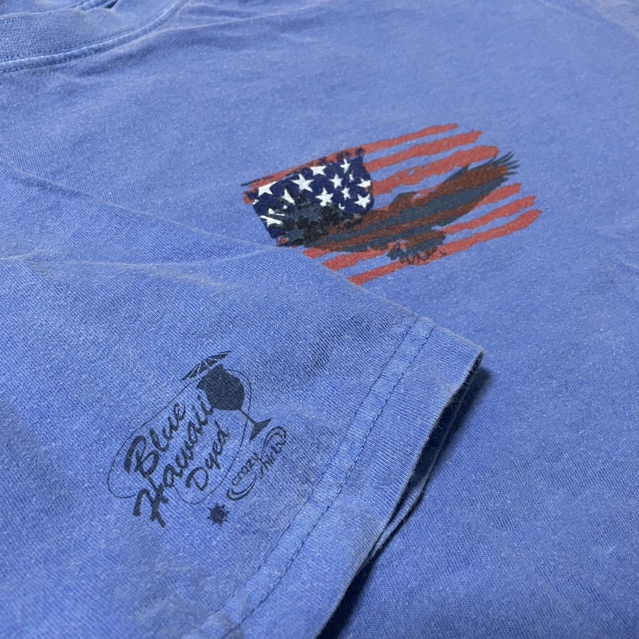 Crazy Shirts Men's Blue Tshirt Depop