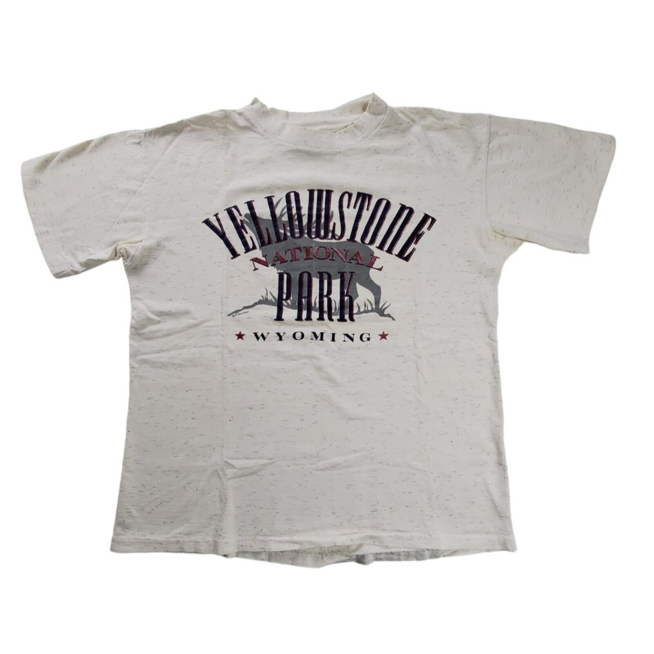 Vintage Yellowstone National Park T Shirt Single... - Depop