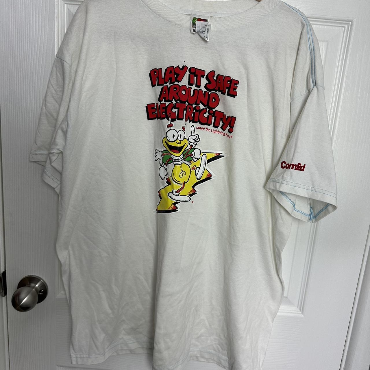 Vintage louie lightning bug shirt | Depop