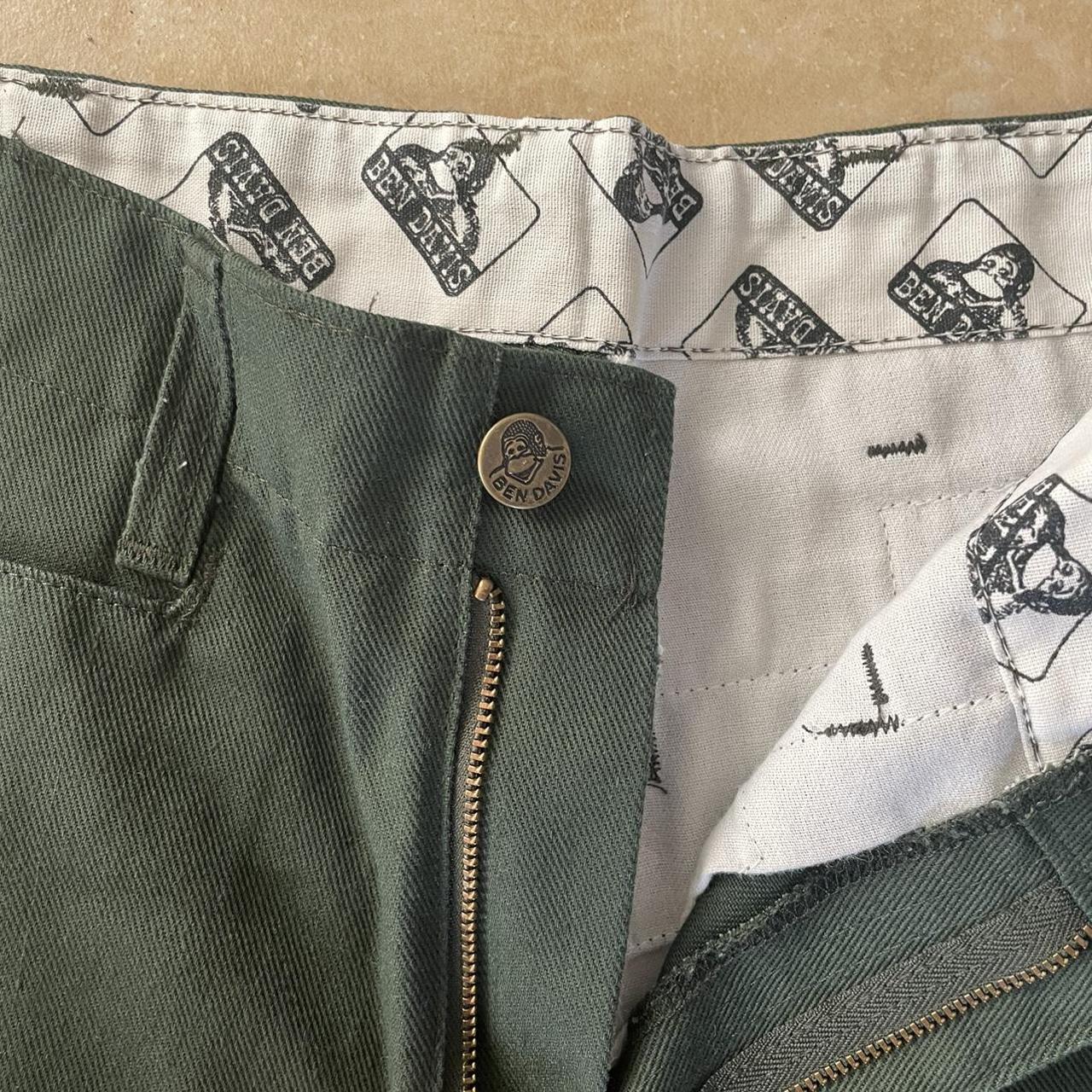 Ben Davis Men's Green Trousers | Depop