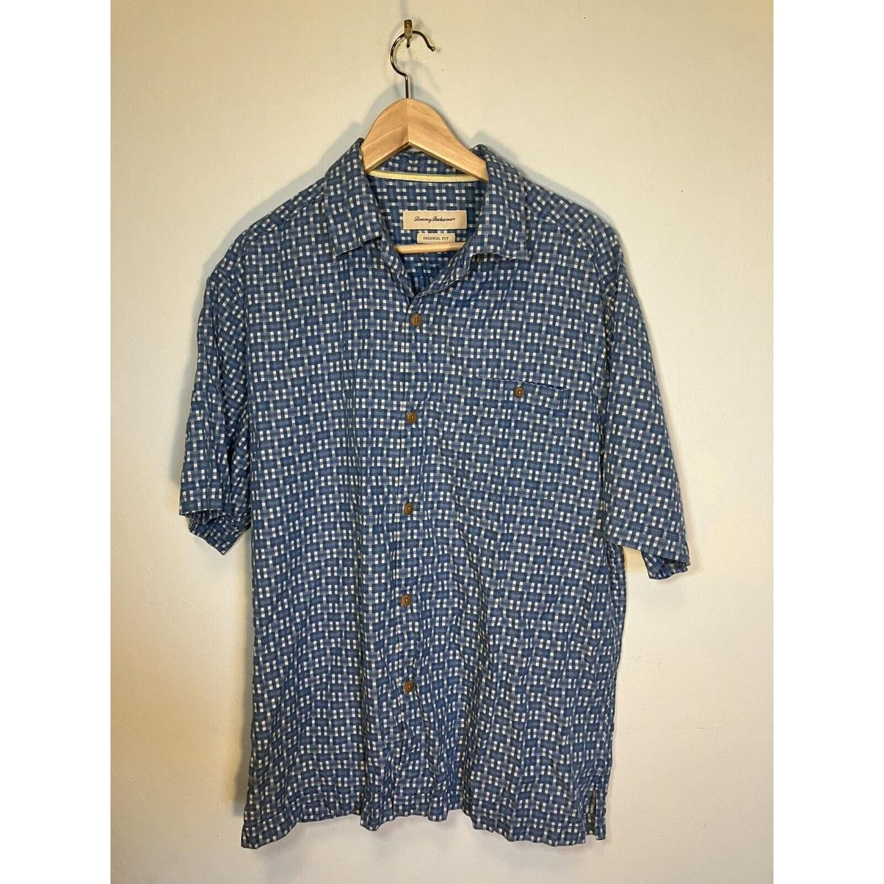 Men's Tommy Bahama Short Sleeved Silk Button Up... - Depop