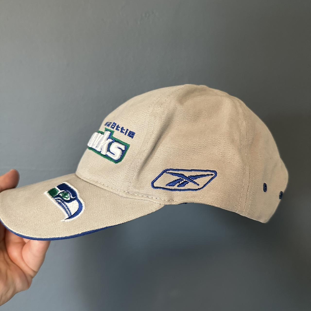 White St Louis Blues Hockey Ball Cap Hat Reebok - Depop