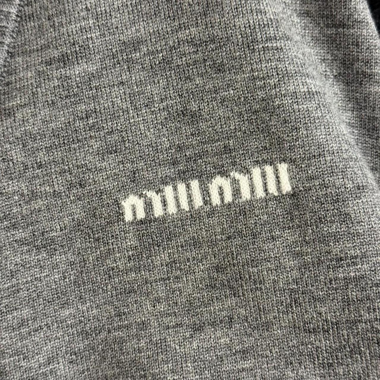 Miu Miu Women's Sweater - Grey - L – Miu Miu Grey… - image 5