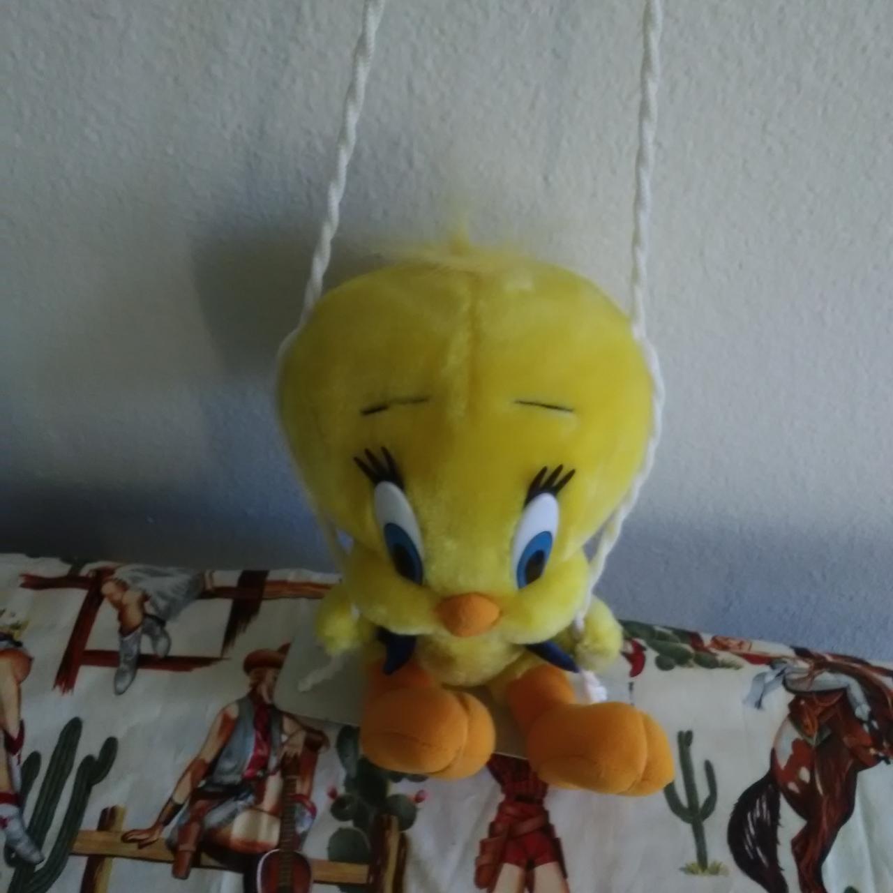"Tweety Bird"on swing stuffed animal. Brand Looney... Depop