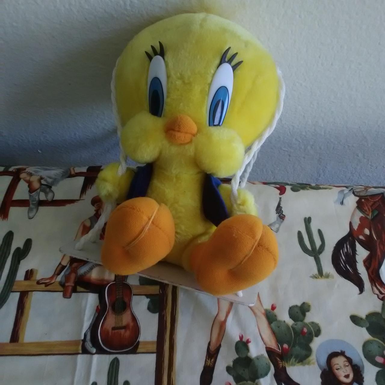 "Tweety Bird"on swing stuffed animal. Brand Looney... Depop