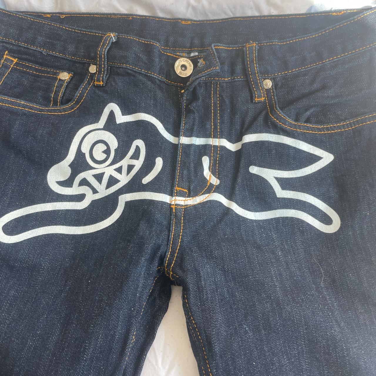 ICECREAM Men's Navy Jeans | Depop