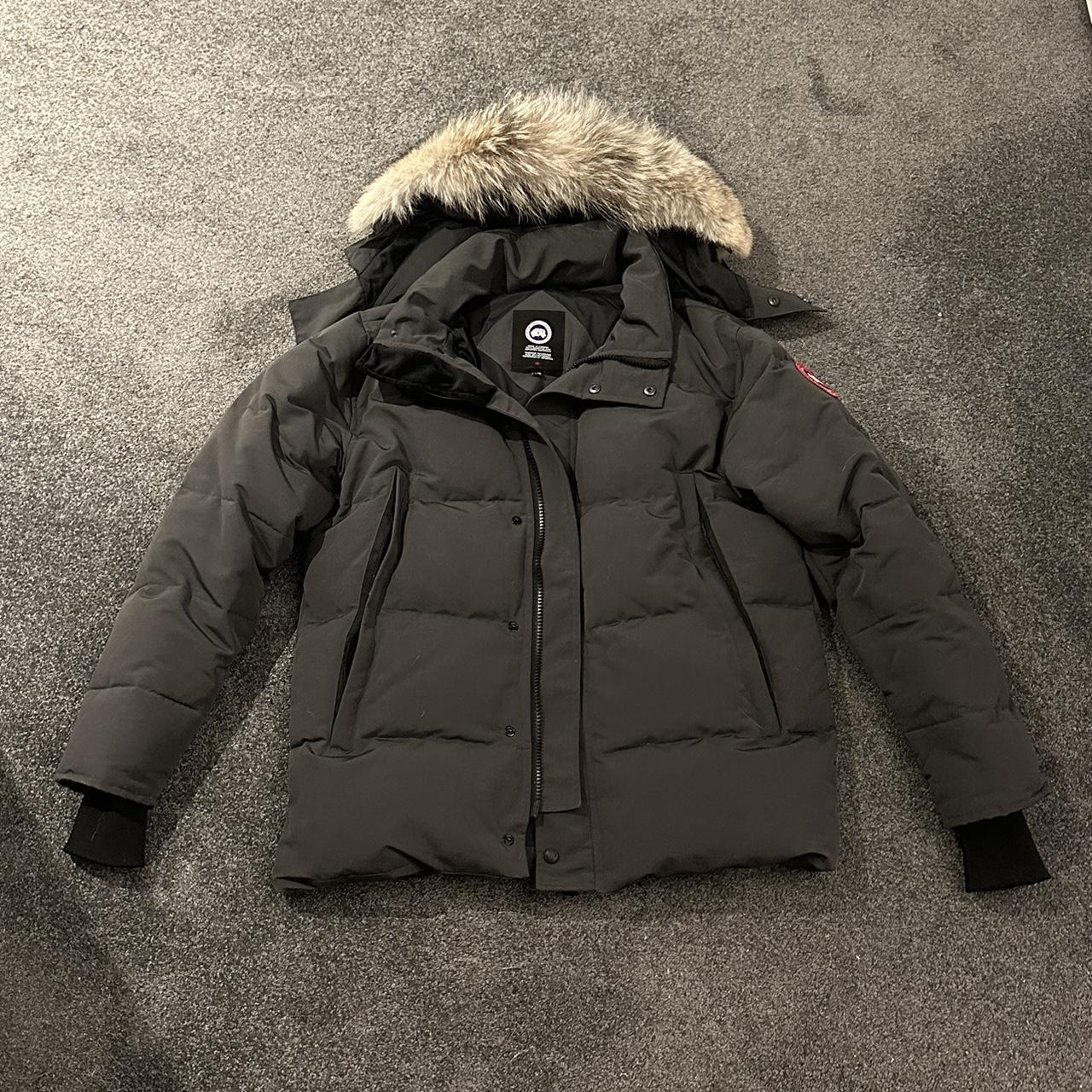 Grey Canada Goose Wyndham Parka Message If U Have A - Depop