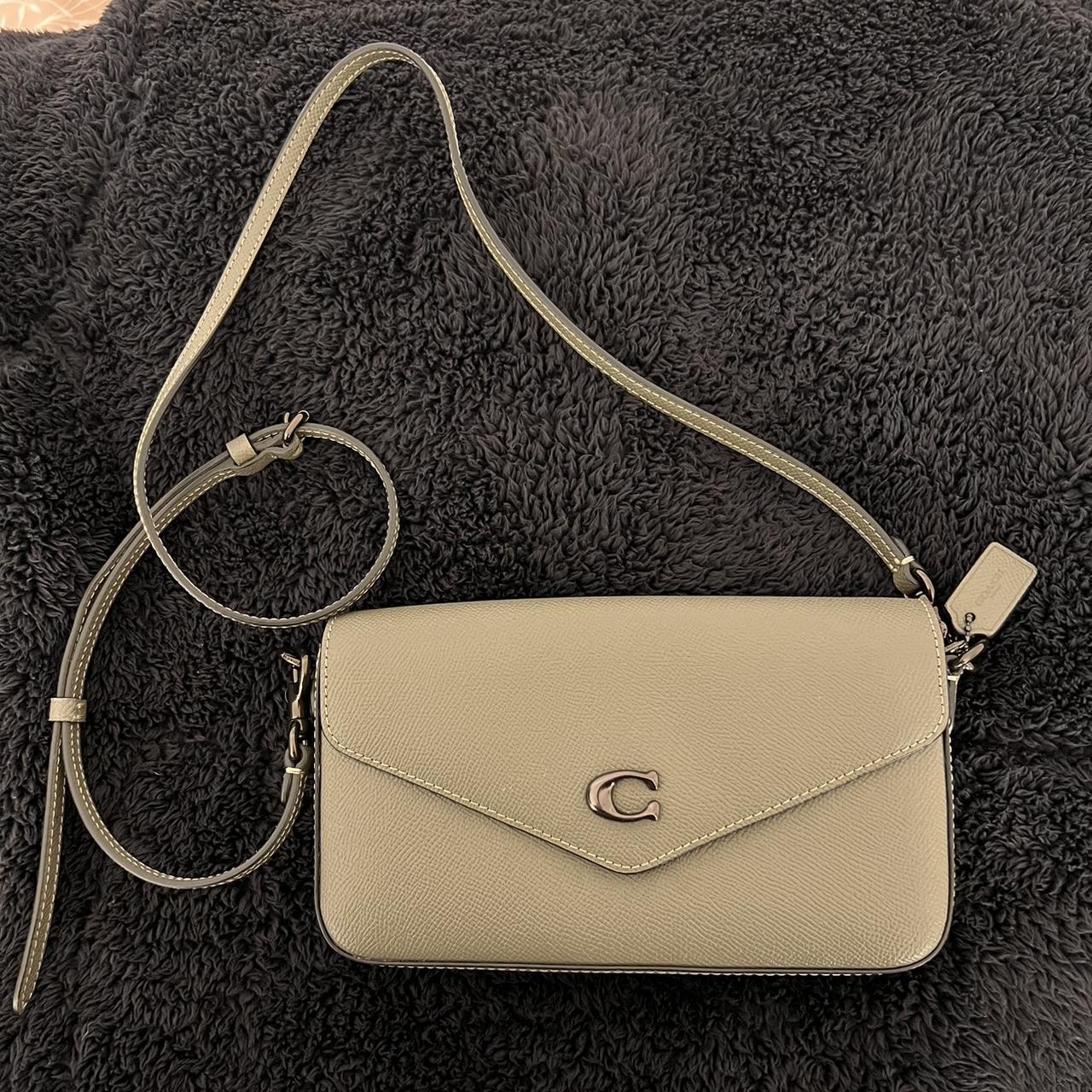 Authentic coach army green crossbody bag. In amazing... Depop