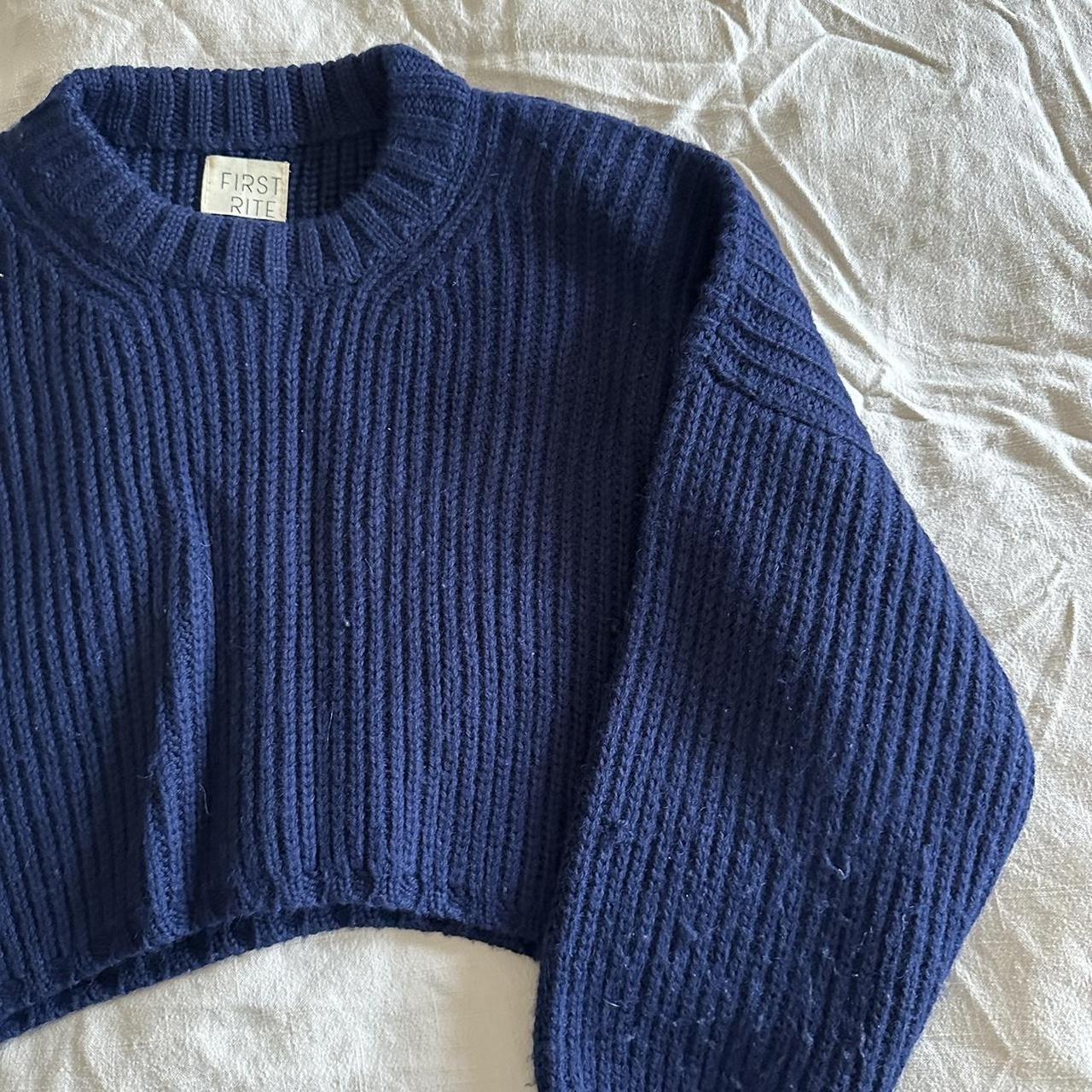 First rite crop outlet crew sweater