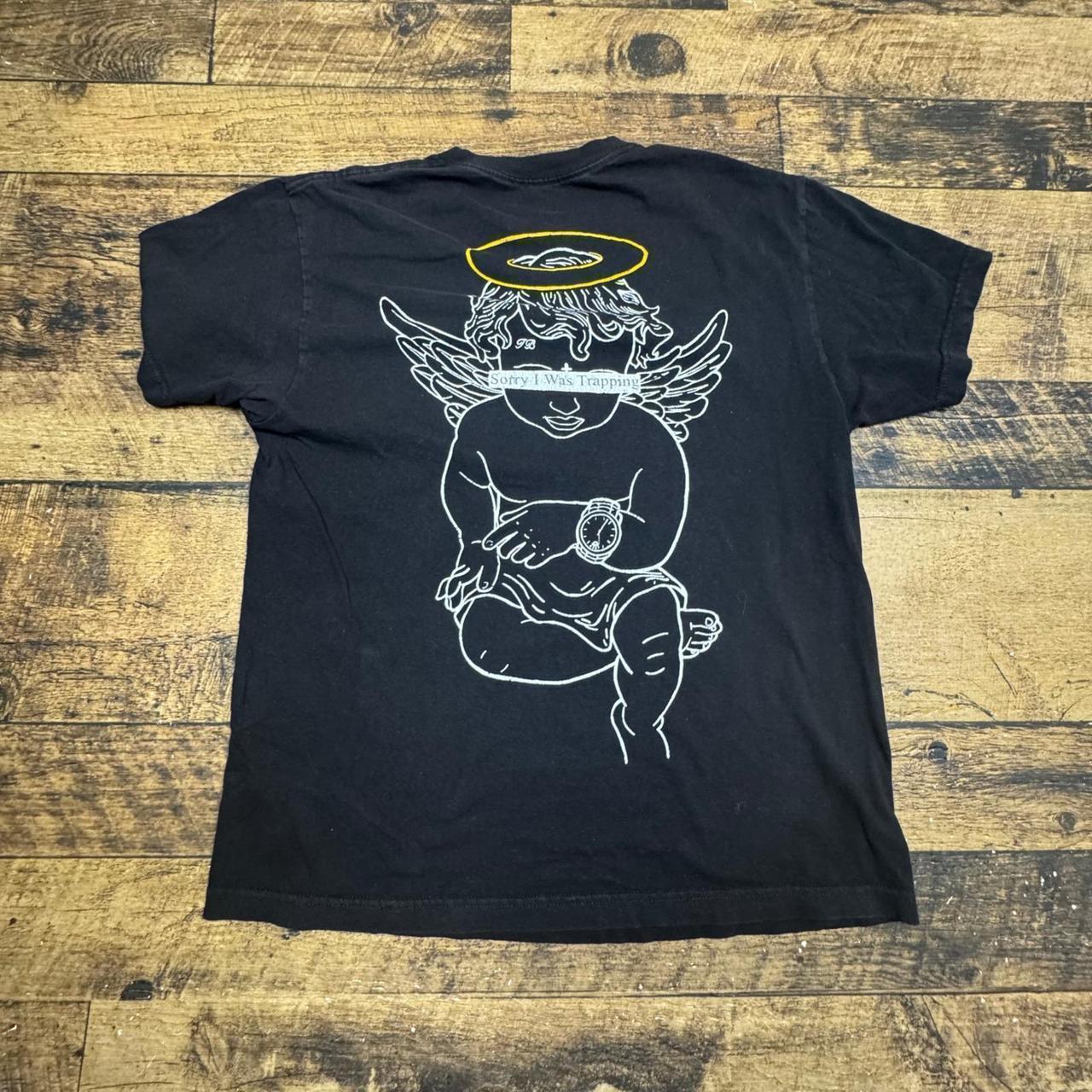 Preloved Men's T-shirt - Black - L – Sorry I Was … - image 4