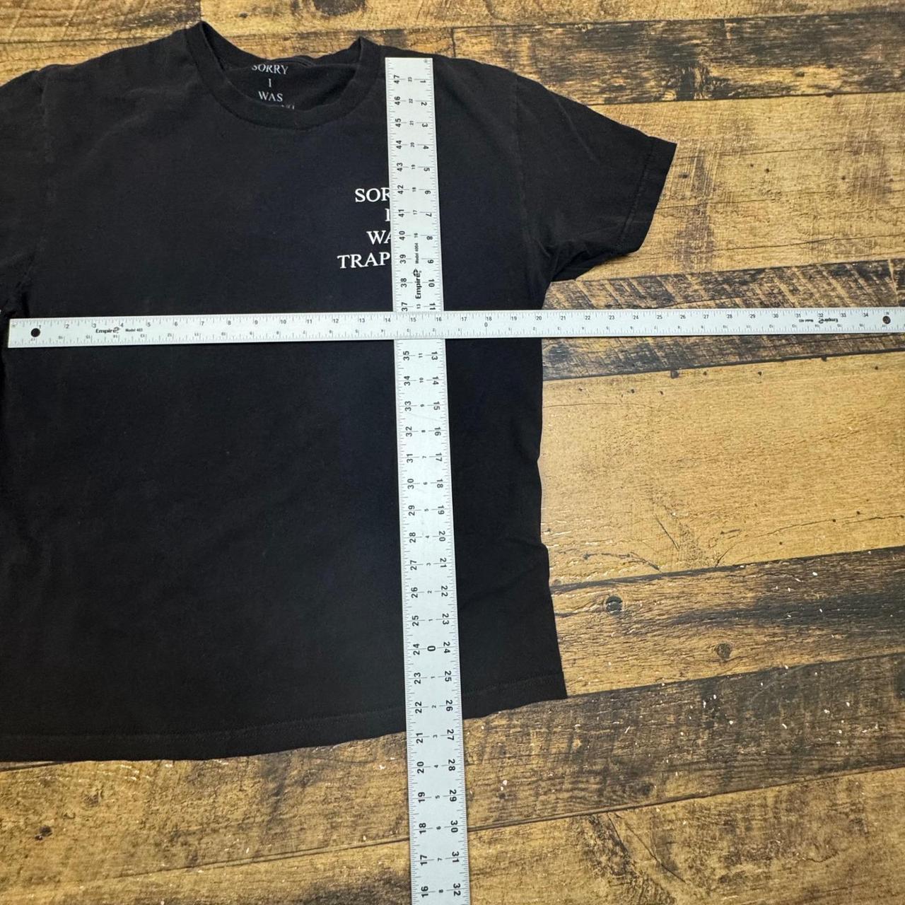 Preloved Men's T-shirt - Black - L – Sorry I Was … - image 2