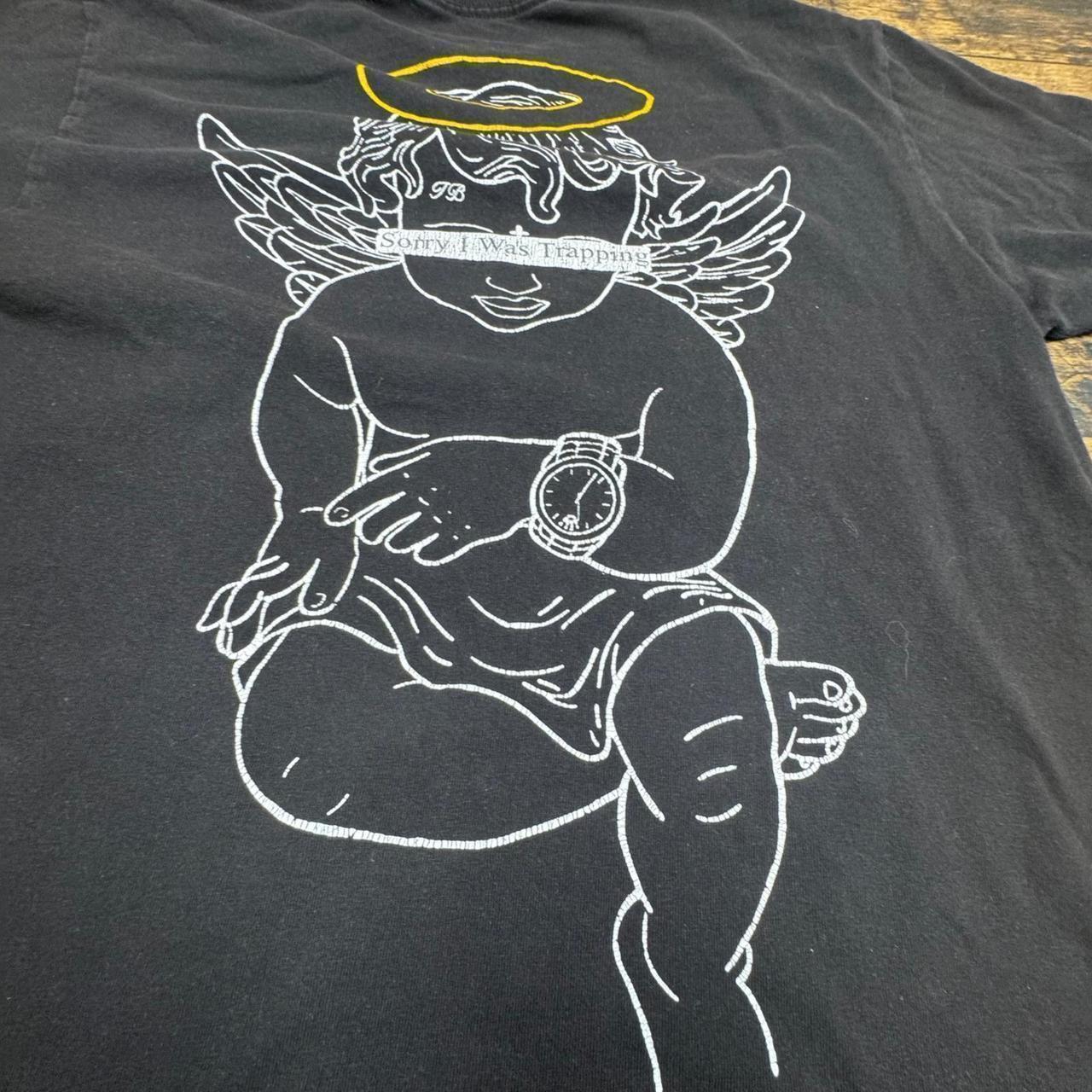 Preloved Men's T-shirt - Black - L – Sorry I Was … - image 5