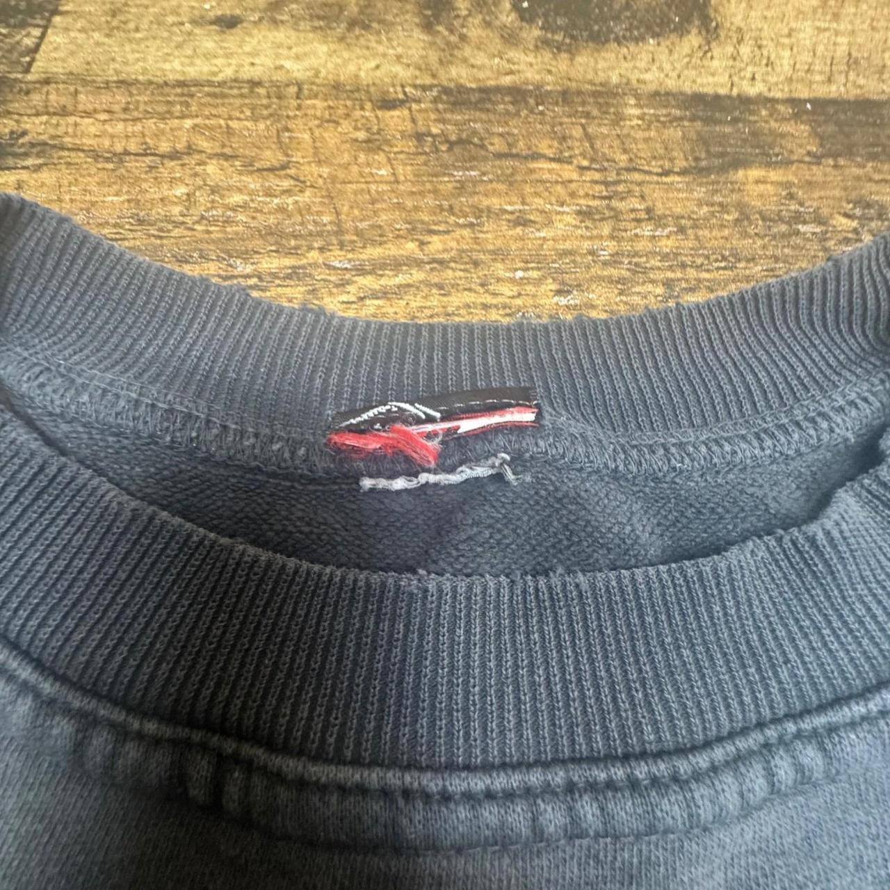 Vintage Men's Sweatshirt - Grey/Black - XL – Disn… - image 4