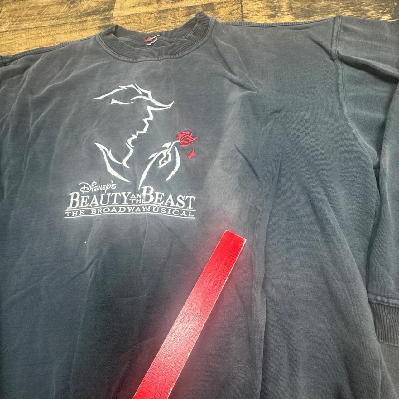 Vintage Men's Sweatshirt - Grey/Black - XL – Disn… - image 3