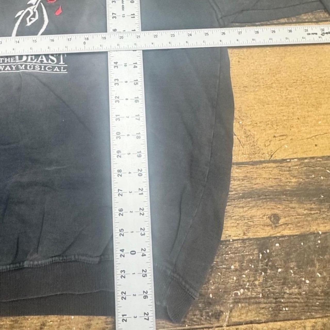 Vintage Men's Sweatshirt - Grey/Black - XL – Disn… - image 5