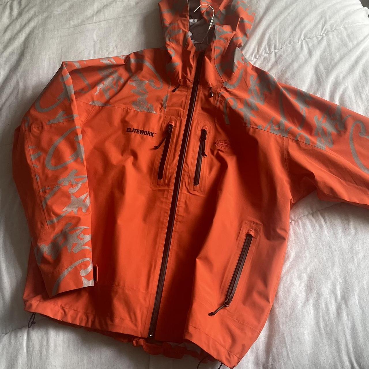 Chaqueta Corteiz Elitework Impermeable Para Hombre - Naranja, Estilo Urbano